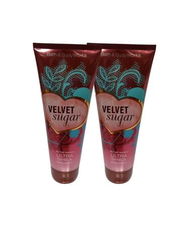 Bath and Body Works Gift Set of 2 - 8 Ounce Body Cream - (Velvet Sugar)