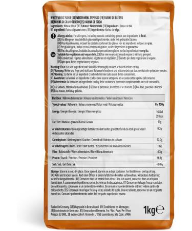 by Amazon Wheat Flour T55 1 kg - Buy Online on GoSupps.com