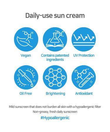Oil Free Premium Biome Sun Cream SPF50+ / PA++ | Korean Made | Best Sunscreen for All Skin Types - 1.69 Fl oz - Buy Online on GoSupps.com