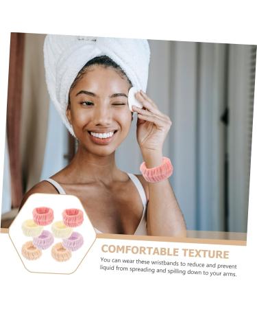 VICASKY 8pi ces Bracelets Pour Laver Le Visage Confortables Absorbants Flanelle R utilisables Et Faciles Ranger - Buy Online on GoSupps.com