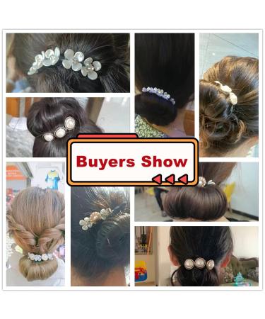 Kebolun Life 4 Pcs Tie Dye Hair Bun Set for Women - Velvet Scrunchie & Donut Maker for Elegant Buns in 5 Seconds - Reusable & Effortless Styling for Thin Hair - Buy Online on GoSupps.com