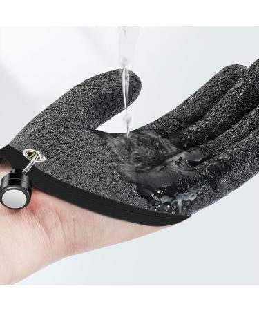 Buy MQLSAERI Waterproof Fishing Gloves - 2-Piece Stab & Bite Resistant with Magnetic Lock for Safe Pike Handling - International Shipping Available - Buy Online on GoSupps.com