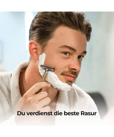 Prime Art Wood Razor - Sustainable Zebraholz Razor with 10 Blades | Gun Metal Wet Razor for Men & Women - Buy Online on GoSupps.com