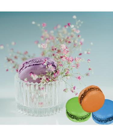 6-Cavity Macaron Shape Silicone Mold for Soap, Chocolate, Candle, Polymer Clay - Burger Hamburger Design - French Dessert Fondant Mould - Buy Online on GoSupps.com