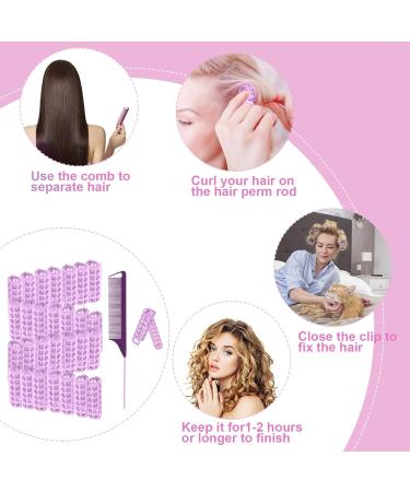 28Pcs Rollers Hair Curlers Small Self Grip Hair Rollers Hair Rollers for Volum Snap on Hair Curlers for Women Hair Styling No Hair Damaging for Long Hair Medium and Short Hair - Buy Online on GoSupps.com