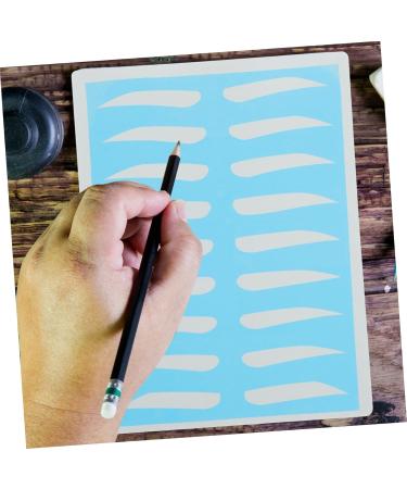 Angoily 8 pairs Eye Makeup Eyebrow Practice Tool Skin Training Brow - Buy Online on GoSupps.com