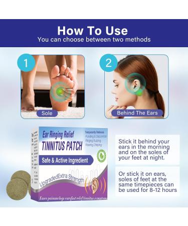 Tinnitus Relief Patches - Natural Herbal Treatment for Ringing Ears | 50PCS Tinnitus Relief Solution - Buy Online on GoSupps.com