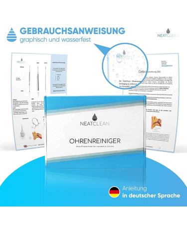 Neatclean 8-in-1 Ear Wax Removal Set - Stainless Steel Ear Cleaner with Premium Storage Box - Effective & Reusable Tools for Adults - Buy Online on GoSupps.com