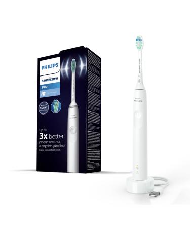 Philips Sonicare HX3671/13 Power Toothbrush SRS3100 PRM W Series 3100 White 1 Count (Pack of 1)