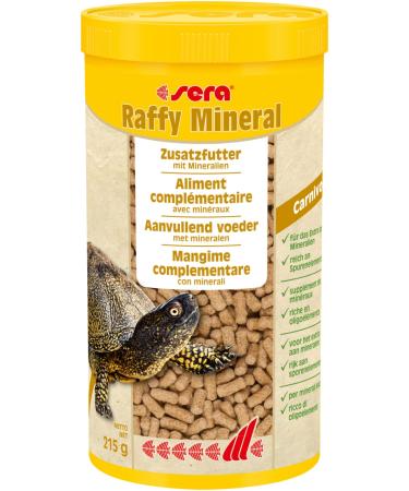 sera Raffy Mineral 1000 ml (215 g) - Reliably closes supply gaps water turtle food - Buy Online on GoSupps.com