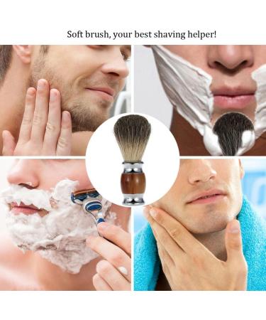 FESJOY Professional Shave Brush - Resin Handle Barber Tool for Men | Premium Beard Cleaning & Shaving Appliance - Buy Online on GoSupps.com