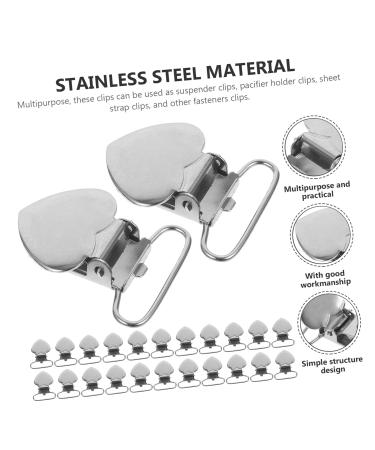 SEWACC 30ST Peach Heart Clever Clip Sheet Holder | Metal Fastening Clips for Cushions & F ustlings - International Shipping - Buy Online on GoSupps.com