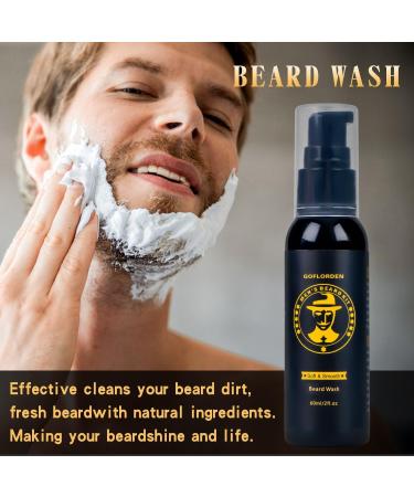 Premium Bartset: Complete Beard Growth Kit for Men - Oil Shampoo Comb & Scissors | Ideal Gifts for Him - Buy Online on GoSupps.com