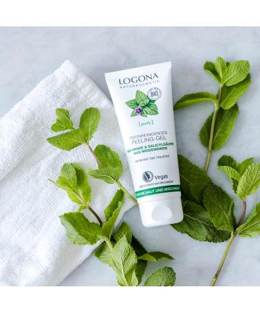  LOGONA Naturkosmetik Logona Deep Cleansing Exfoliation Gel Bio-Mint & Sali - Buy Online on GoSupps.com