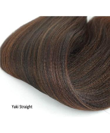 Pre-stretched Braiding Hair 26 inch 6 Packs Professional Kanekalon Synthetic Fiber EZ Braids Yaki Texture Braiding Hair Extensions(T30) 26 Inch (Pack of 6) T1b/30 - Buy Online on GoSupps.com