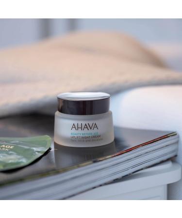 AHAVA Uplift Night Cream - Anti-Aging Rich Cream to Lift Firm & Tighten Skin | Osmoter Tripeptide 38 & Shea Butter | 1.7 Fl.Oz - Buy Online on GoSupps.com