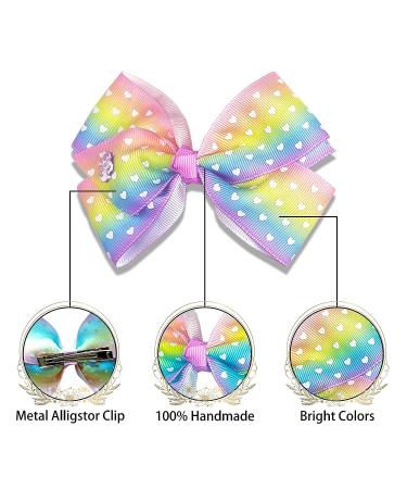 YQLOGY 7 Days of the Week Hair Bows Bundle - 12 Count Multicolor Hair Clips for Girls - Buy Online on GoSupps.com
