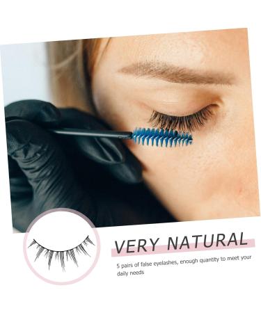 FRCOLOR 5 Pairs Fake Eyelashes 3d Flexible False Lashes Beauty Accessories Salon Makeup Lashes Beauty Eyelashes Face Eyelash Reusable Wispy Lashes Girl Chemical Fiber Acrylic Japanese - Buy Online on GoSupps.com