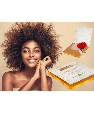 Silk Sleeping Cap for Curly Hair - Satin Bonnet for Comfortable and Protective Sleep - Silk Hair Wrap for Curly Hair - Buy Online on GoSupps.com