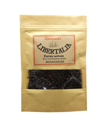 Wild pepper "voatsiperifery" from Madagascar 100gr. Gourmet quality "resealable kraft bag"