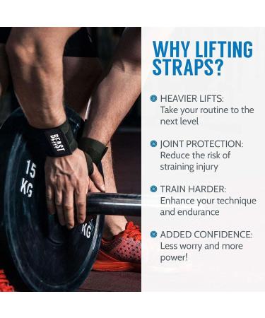 STEIGEN FITNESS-SF Wrist Wraps for Weightlifting Men & Women - 22 Competition Grade Wrist Support - Heavy Duty Thumb Loop Gym Wrap for Bodybuilding, CrossFit, Calisthenics - Lifting Straps (Red) - Buy Online on GoSupps.com