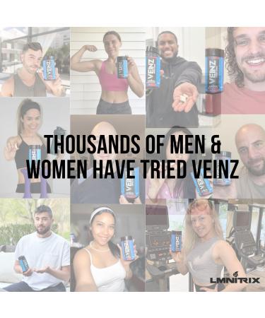 VEINZ Pills - Best Nitric Oxide Booster for Men & Women - L-Arginine L-Citrulline and ALA - Top Muscle Mass & Pump Supplement - 120 N.O. Capsules - Buy Online on GoSupps.com