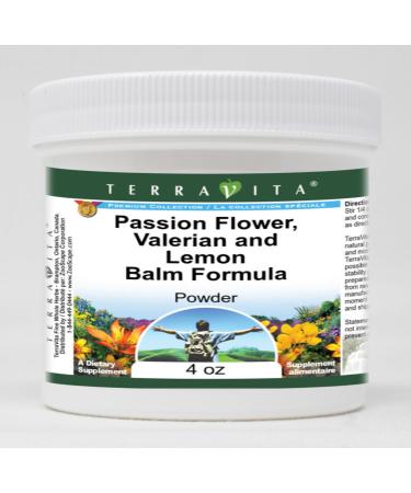 Passion Flower Valerian and Lemon Balm Formula Powder (4 oz ZIN: 512081)