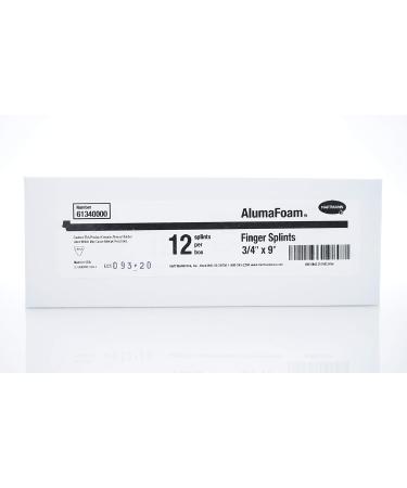 HARTMANN CONCO ALUMAFOAM Finger Splints 3/4 X 9 - Pack of 12 | Silver/White Alloy Splints - Buy Online on GoSupps.com