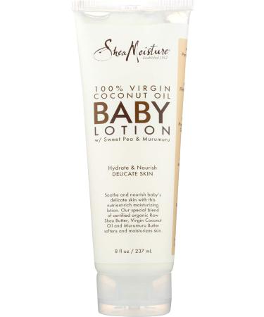 Shea Moisture 100 Percent Virgin Coconut Oil Baby Lotion By Shea Moisture for Kids - 8 Oz Body Lotion  8 Ounce Coconut 8 Fl Oz (Pack of 1)