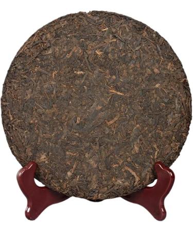HQZM Yunnan Puerh Ripe Tea Soft Taste Deep Mountain Wild Rhythm Ripe Tea Cake 357g - Buy Online on GoSupps.com