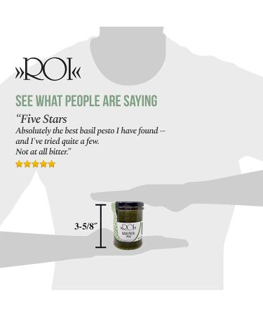 ROI Ligurian Basil Pesto - Vegan, Gluten-Free, Keto Friendly - Non-GMO, Made in Italy - 6.3 oz - Buy Online on GoSupps.com