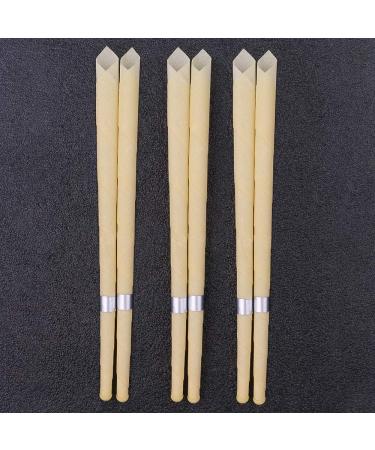 16Pcs Ear Cones Wax Remover Ear Wax Candles Organic Non-Toxic Earwax Candles Hollow Ear Candling Candles with Protective Discs Ear Candles - Buy Online on GoSupps.com