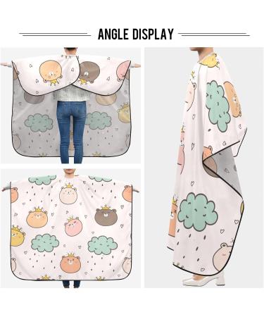 Buy Waterproof Barber Cape - King Bear Design & Cheetah Haircut Bib for Kids & Men | Unisex Hair Cutting Cape Online - Buy Online on GoSupps.com