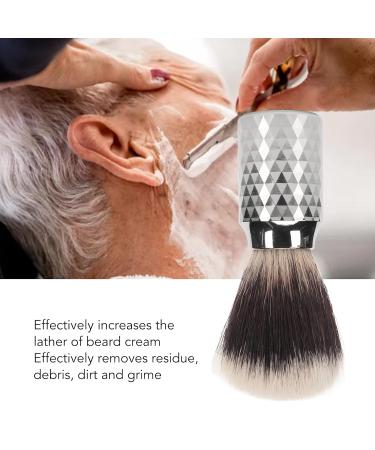 Nylon Beard Foam Brush with Alloy Handle - Portable Dirt Removal Brush for Salon & Travel - Buy Online on GoSupps.com