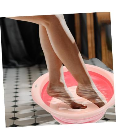 PLAFOPE 1pc Folding Washbasin Foldable Basin Foldable Washbasin Wash Basin Bathroom Basin Washing Basin Cleaning Basin for Home Bathroom Supply Portable Washbasin Dormitory Supply 32X32X12CM Pink - Buy Online on GoSupps.com