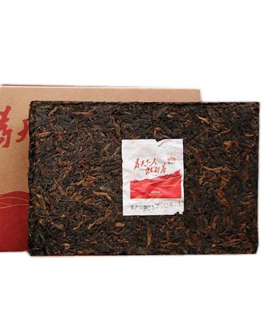 Haiwan Vieux camarade Du bon th pour tous Pu-erh Brique de Pu'er m re 250g