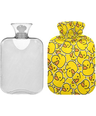 2L Rubber Hot Water Bottle with Cover - Pain Relief & Heating Bag for Children and Adults - Buy Online on GoSupps.com