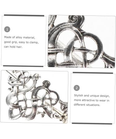 MERRYHAPY Hairpin Hair Barrettes for Hair Accessories for Women Dragon Viking Hair Clip Hair Accessories for Girls Simple Hair Stick Girls Hair Sprout Clips Chopsticks Miss Folk-custom Alloy - Buy Online on GoSupps.com