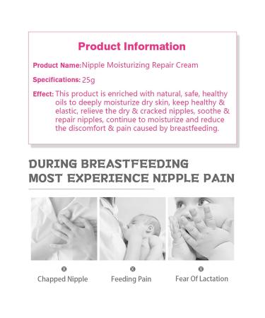 Nipple Moist Cream | Skin Repair & Moisturizing Balm for Sore Cracked Nipples | 0.9 Oz | Ideal for Breastfeeding Moms - Buy Online on GoSupps.com