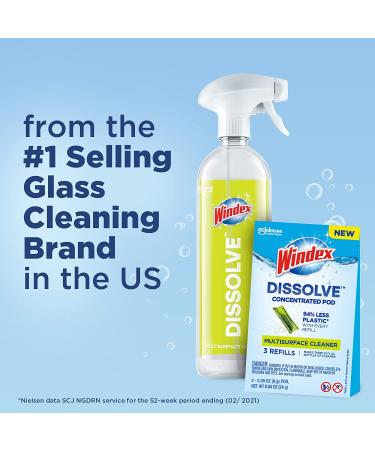 Windex Dissolve Concentrated Pods - 3 Pack Multi-Surface Cleaner Refill Pods - Buy Online on GoSupps.com