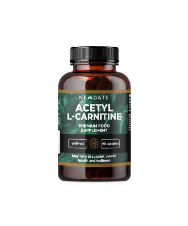 Newgate Labs Acetyl L-Carnitine 500mg 90 Tablets - High Strength Nutritional Supplement - Weight Loss & Fertility Support - Halal