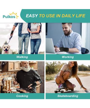 Puikos Medium Right Hand Wrist Brace for Carpal Tunnel Tendonitis & Arthritis Adjustable Support for Wrist Pain Relief - Buy Online on GoSupps.com