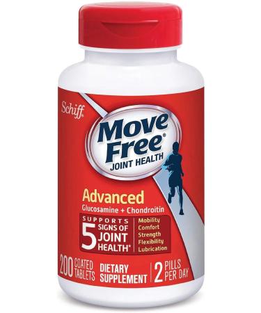 Move Free Advanced Joint Health Supplement - 200 Count | Supports Joint Mobility and Flexibility - Buy Online on GoSupps.com