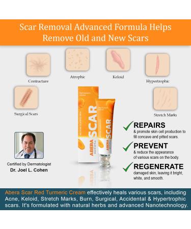 Abera Red Turmeric Scar Removal Cream - Overnight Plumping Treatment - 2 Boxes - Buy Online on GoSupps.com