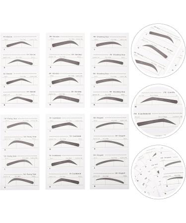 TOPBATHY Pochoirs Sourcils Jetables en Papier 6 Mod les Diff rents pour Maquillage Pr cis Autocollants Sourcils pour Femme Outil Compact et Pratique Facile - Buy Online on GoSupps.com