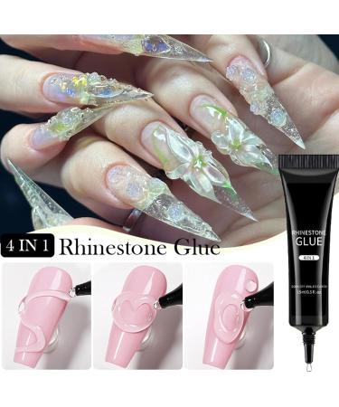 Rhinestone Glue | Strong Nail Gel 15ml | Personal Care Supplies for Jewelry Making and Sculpture | Summer Party Daily Spa Salon Travel Wedding Art - Buy Online on GoSupps.com
