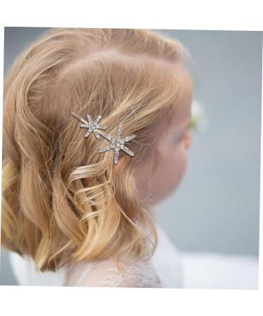 FRCOLOR 3 Sets Star Hairpin Folding Metal Comb Wedding Headpiece for Bride Hair Accessories for Women Hair Barrettes Hair Clip Women Barrette Clip Women's Female Star Rhinestones Korean - Buy Online on GoSupps.com