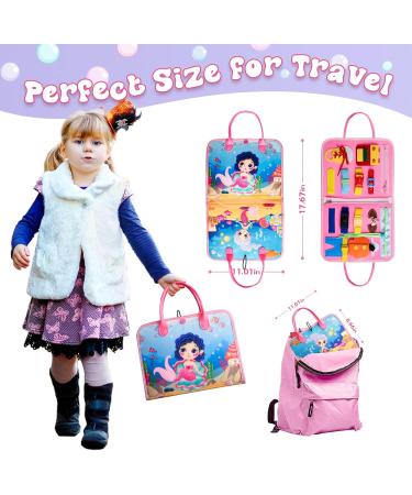 Achiyway Busy Board 4-Layers | Mermaid Montessori Toy for Ages 1-5 | Motor Skills & Self-Dressing Learning | Engaging Activity Board for Children - Buy Online on GoSupps.com