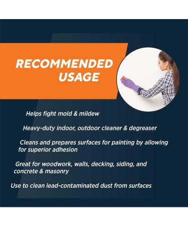 Rutland TSP Clean & Prep - Heavy Duty Non-Clumping Cleaner Concentrate (1 lb) | Best International Shipping - Buy Online on GoSupps.com