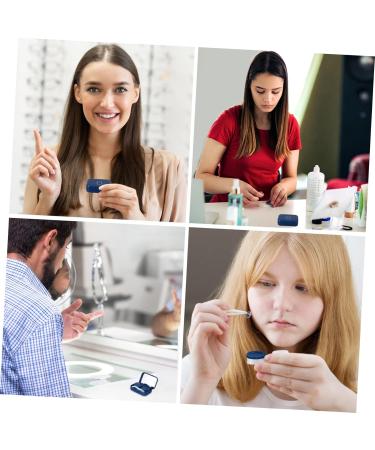 Buy Gatuida Travel Case for Colored Contact Lenses 5-Pack Blue Contact Lens Container | Durable & Stylish Eye Care Box | Perfect for Travel & Storage - Buy Online on GoSupps.com